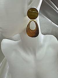 Gold Renk Çelik Küpe