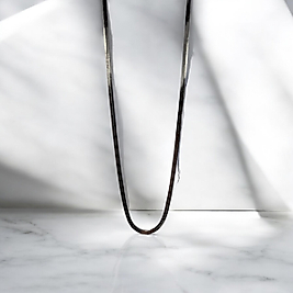 Gümüş Renk İtalyan Zincir Çelik Kolye