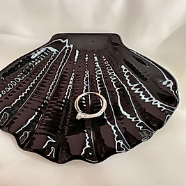 Gümüş Zirkon Taşlı Çivi Model Ayarlanabilir Çelik Yüzük