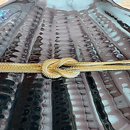 Çelik İtalyan Ezme Düğüm Bileklik