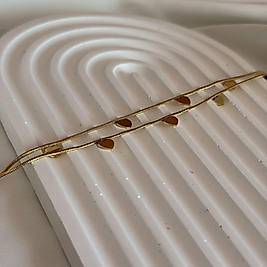 Kalp Detaylı Çelik Bileklik