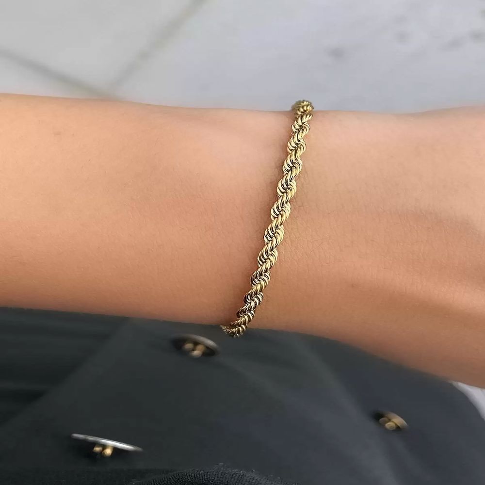 Burgu Model Çelik Bileklik