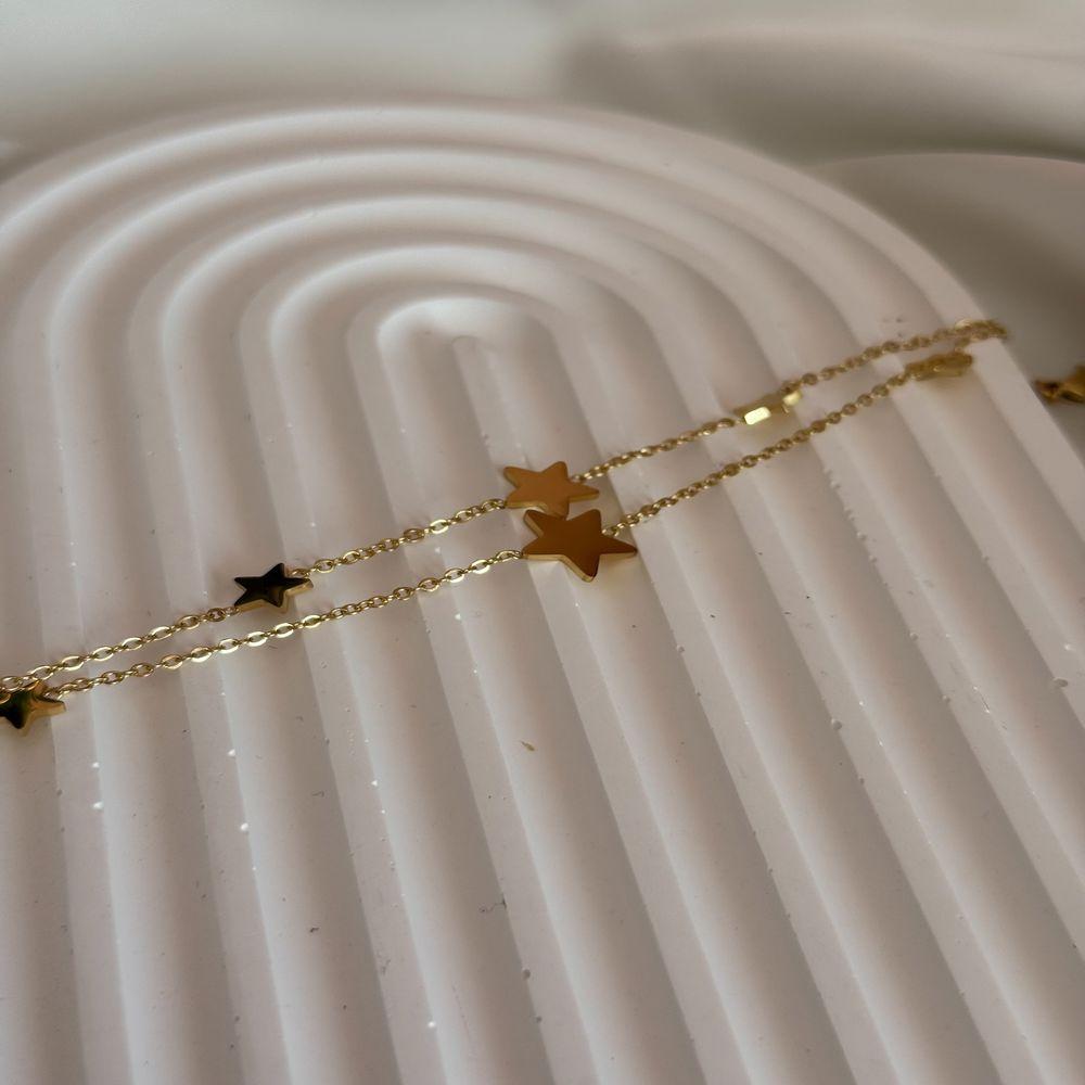 Yıldız Detaylı Çelik Bileklik