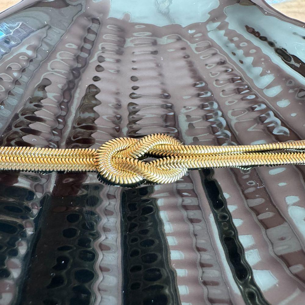 Çelik İtalyan Ezme Düğüm Bileklik