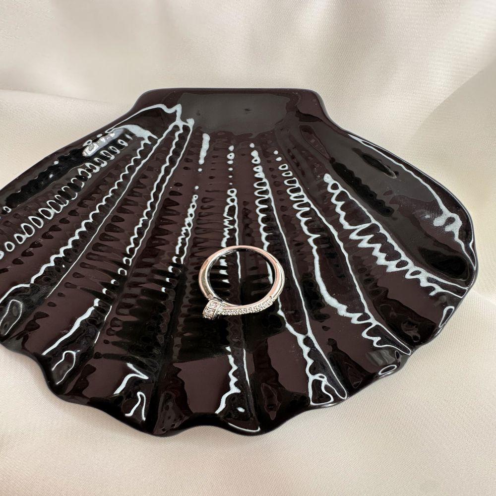 Gümüş Zirkon Taşlı Çivi Model Ayarlanabilir Çelik Yüzük